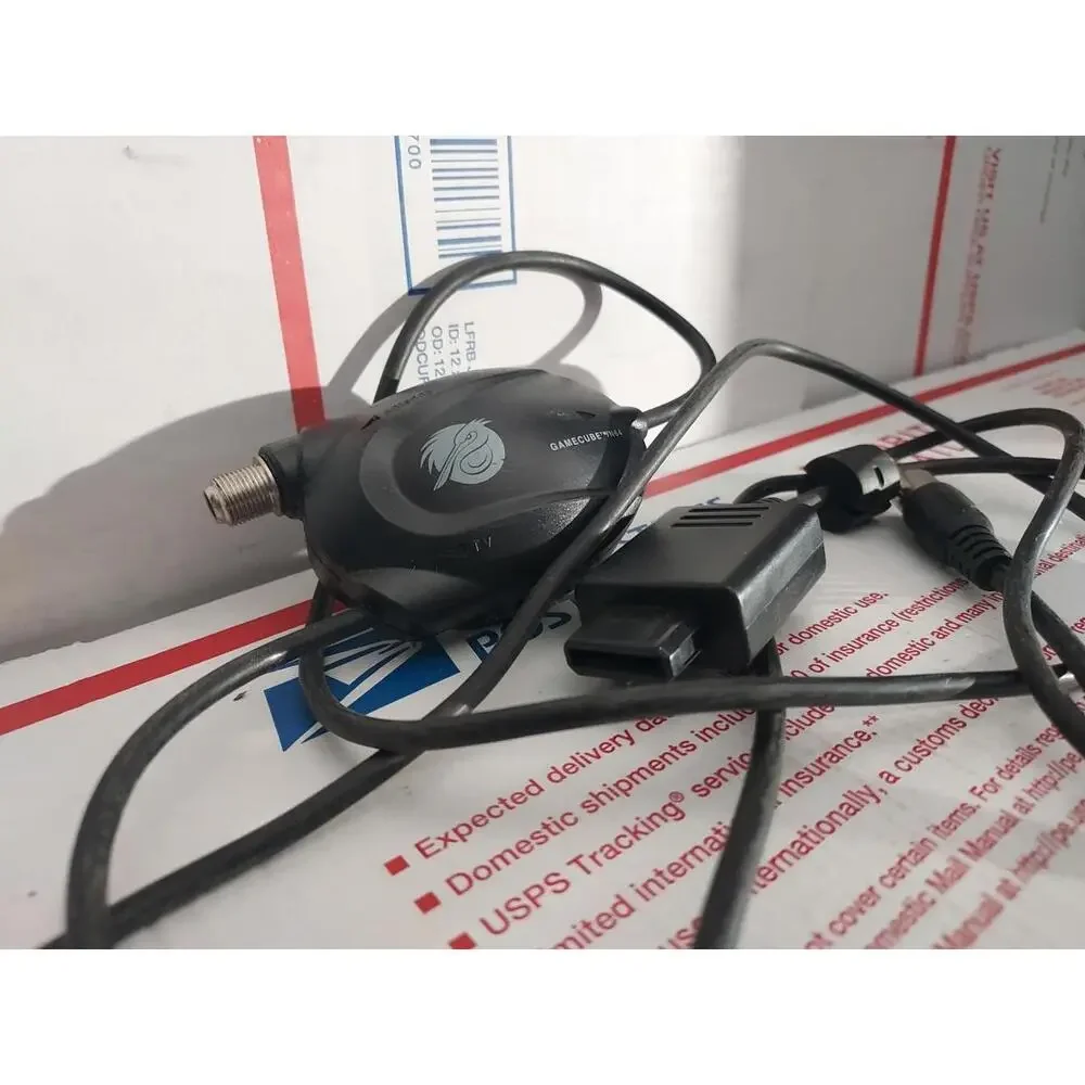 Pelican Automatic Auto RF Switch RFU Coax TV Cable Cord for N64 GameCube T6#203